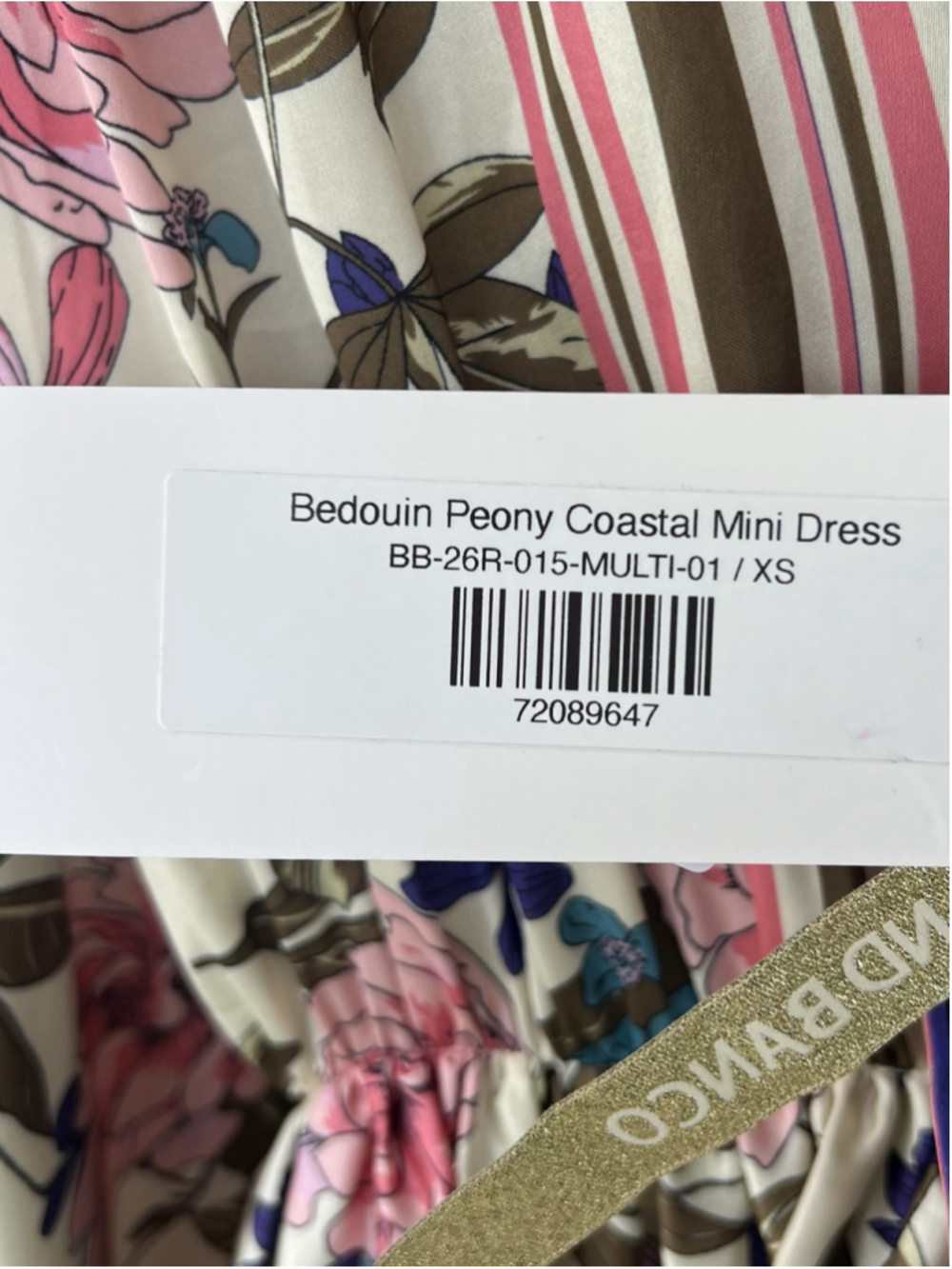 Bronx and Banco Bedouin Coastal Plunge Mini Dress Balloon Sleeve Wedding Party - Picture 12 of 12